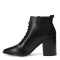 Bota de Mujer Bottero Acordonada Negro