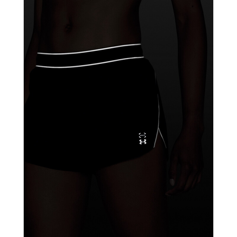 UA Halo Run Shorts-GRY BLK-001
