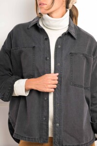 Sobrecamisa Denim Denim Gris