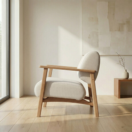 Butaca Toscana - Tela Rústica 218-G2 (Cruda)