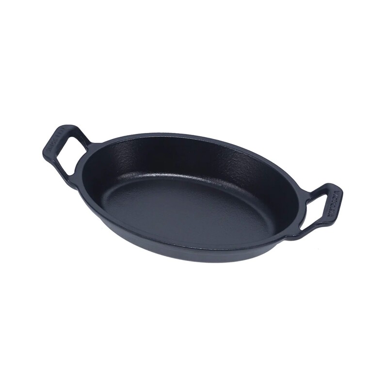 Cazuela de hierro fundido curado Victoria 21x15cm Cazuela de hierro fundido curado Victoria 21x15cm
