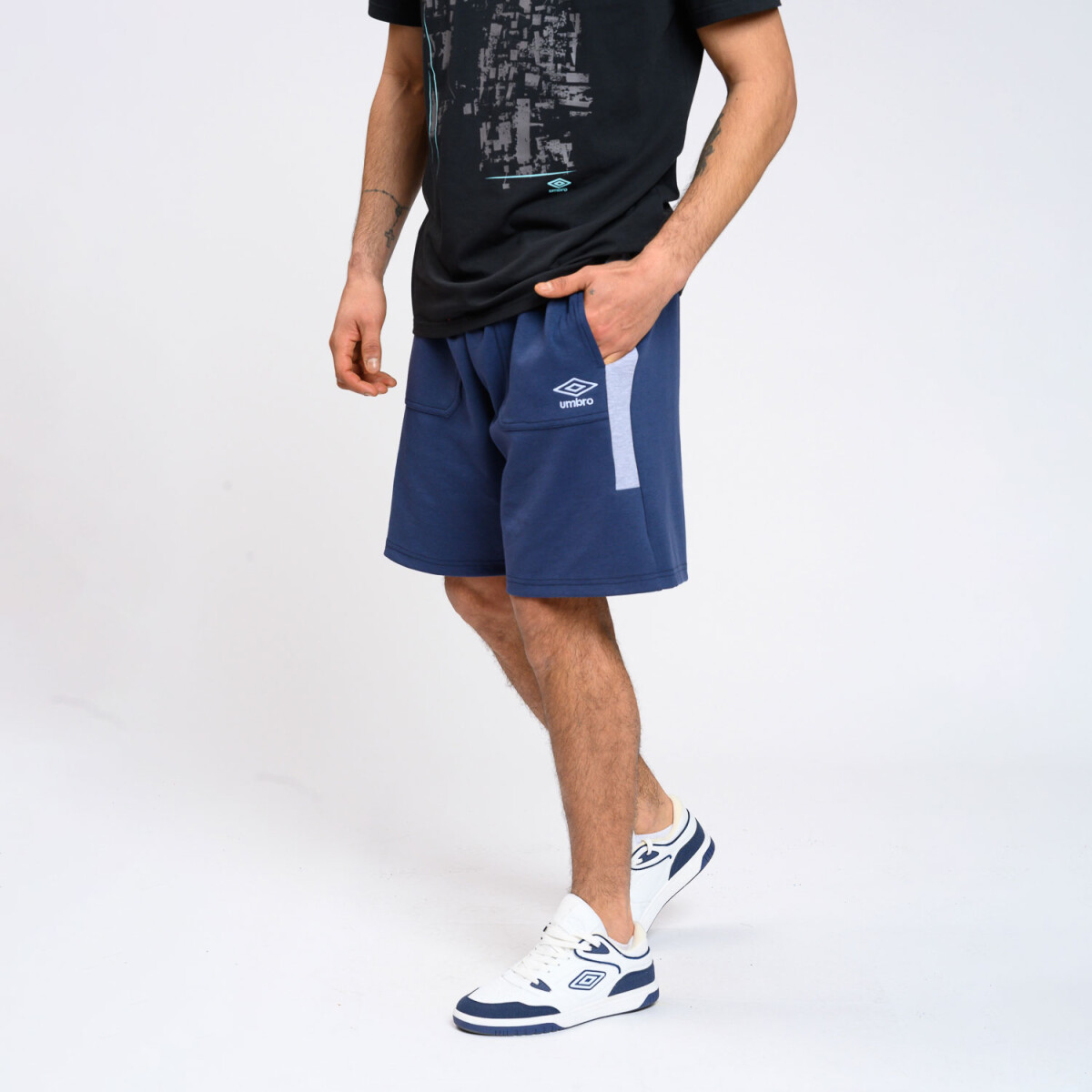 BERMUDA SIDE HOMBRE Umbro Hombre - 001 