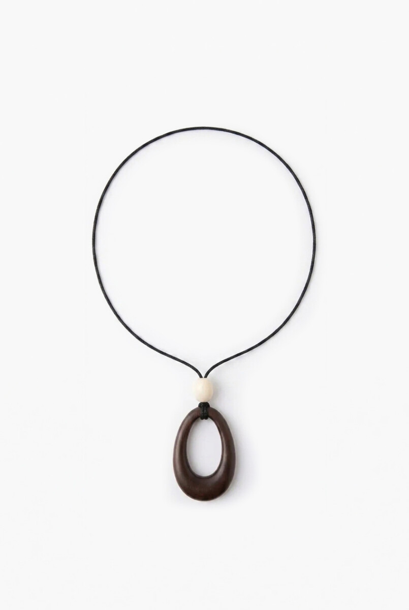 Collar boho - chocolate 