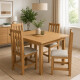 Juego de Comedor Italia Meneghetti 4 Sillas Tapizadas + Mesa Rústica de Madera Maciza Juego de Comedor Italia Meneghetti 4 Sillas Tapizadas + Mesa Rústica de Madera Maciza