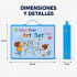 Set Kit Arte Dibujo Y Pinturas 208 Piezas Valija Infantil Variante Color Azul