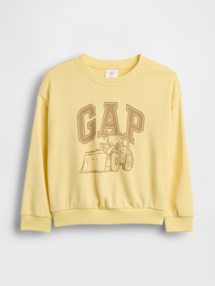 Buzo Deportivo Logo Gap Sin Felpa Toddler Niño - Spring Yellow 