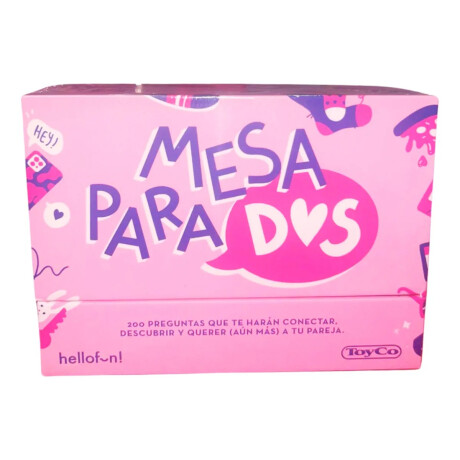 Juego Para Parejas Mesa Para Dos - Toyco Juego Para Parejas Mesa Para Dos - Toyco