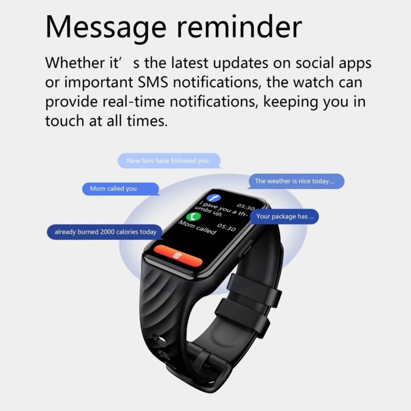 Reloj Inteligente Smartwatch Blackview Z30 niño Negro