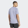 Remera Adidas Own the Run 3 Rayas Violeta