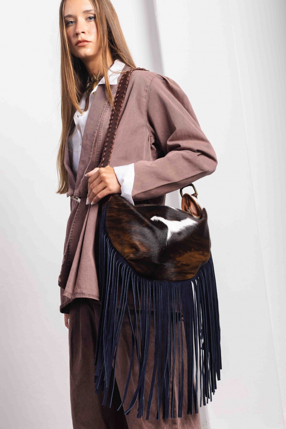 Bellaca Bag Cowhide / Azul
