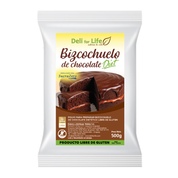 Bizcochuelo Chocolate Diet 500g Bizcochuelo Chocolate Diet 500g