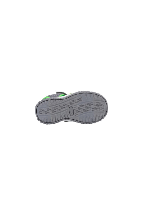Sandalias deportivas con velcro, grises Sin color