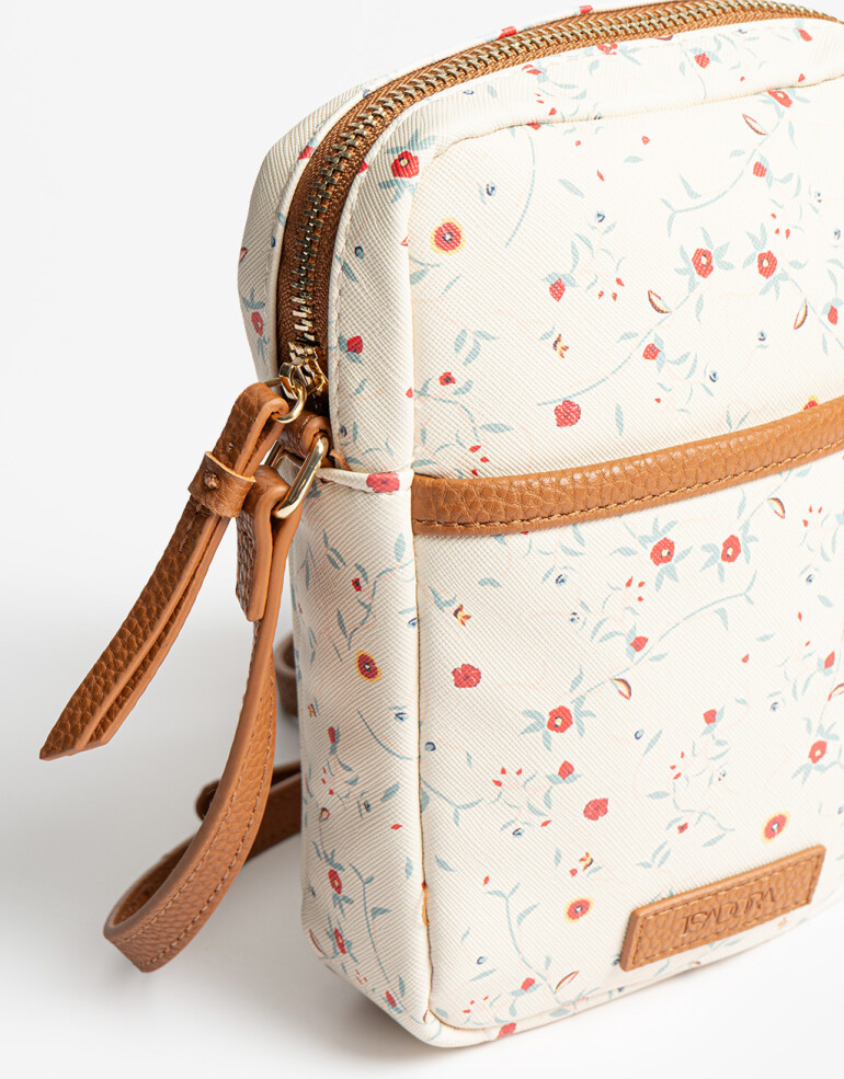 Complemento Marroquinería Basicos Pouch Estampado - Estampado Flores