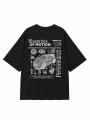 REMERA DUST RACE II NEGRO