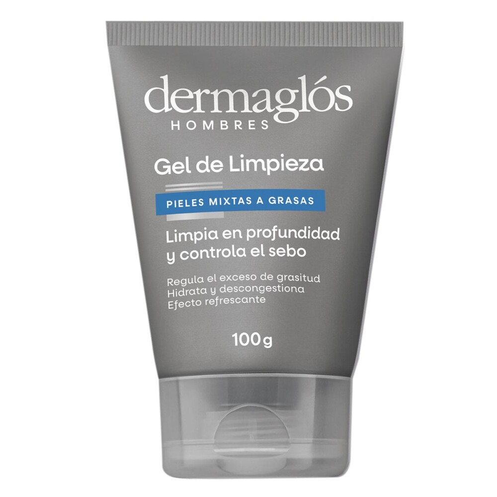 DERMAGLOS HOMBRES GEL DE LIMP. X 100 GR única