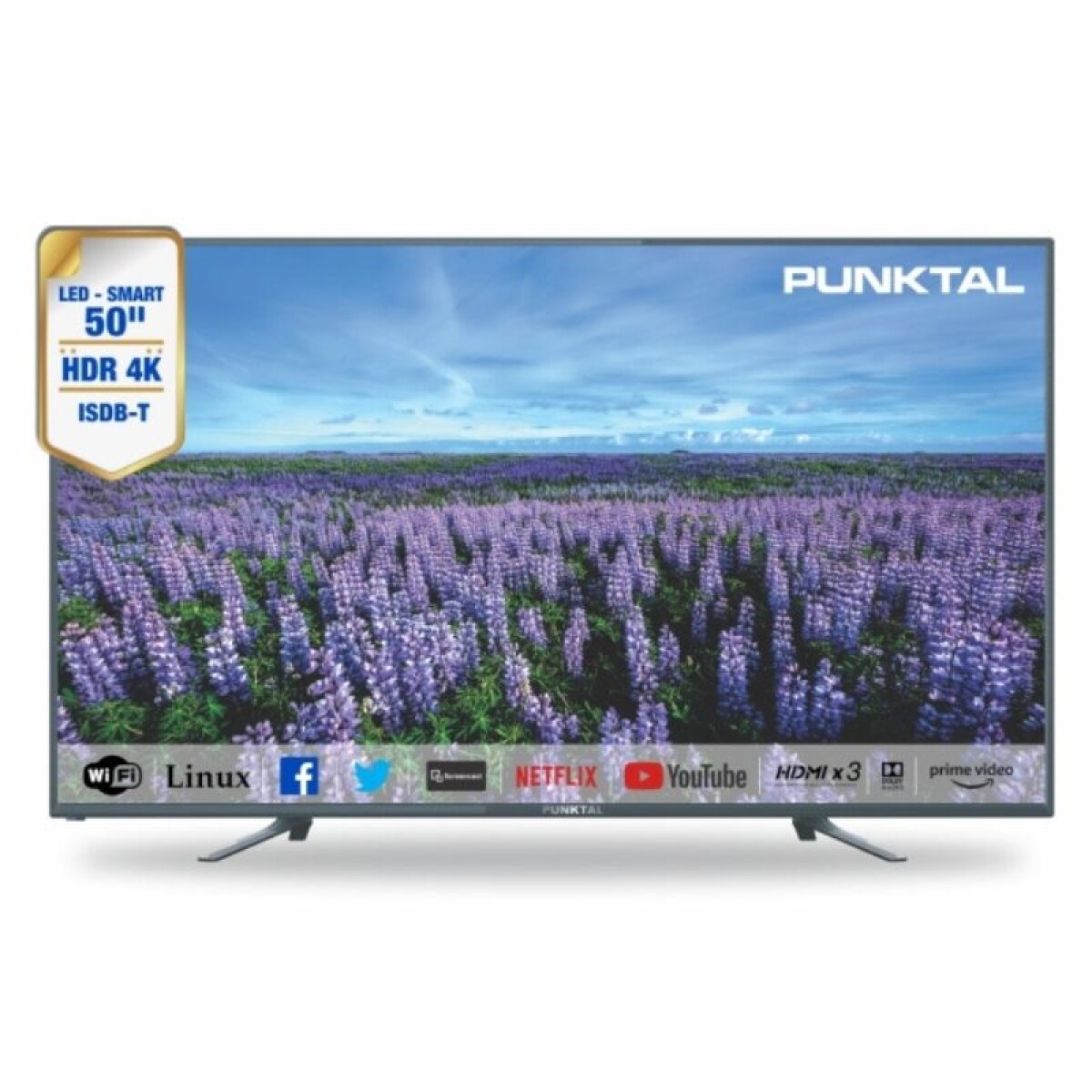 LED 50" SMART TV 4K PUNKTAL - PK-50UDL 