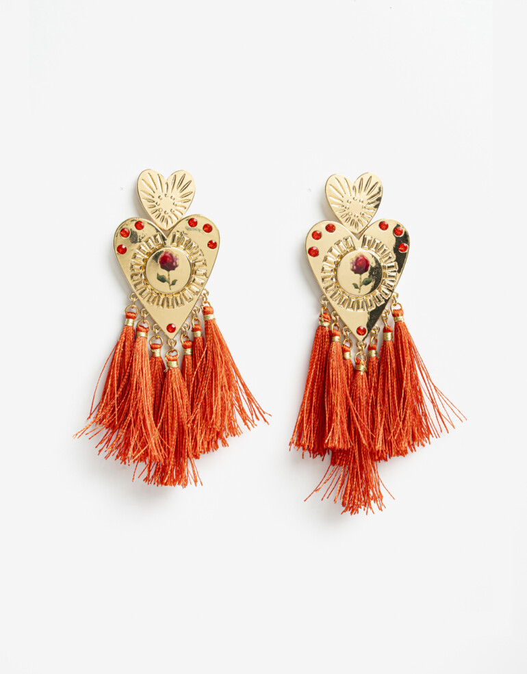 Aros Colgantes Largos Halloween Aros Colgantes Largos Halloween - Dorado