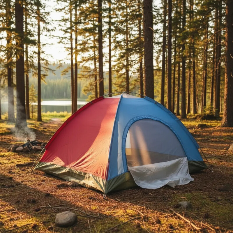 Carpa Outter Camping Para Dos Personas 2,0 X 2,0 Celeste