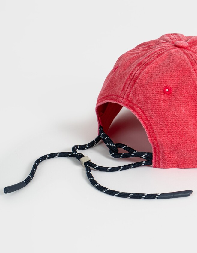 Caps Gorra Denim Bordada Rojo - Rojo Medio