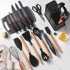 Set de 19 Utensilios para Cocina Silicona Antiadherente IMBACK Negro Set de 19 Utensilios para Cocina Silicona Antiadherente IMBACK Negro