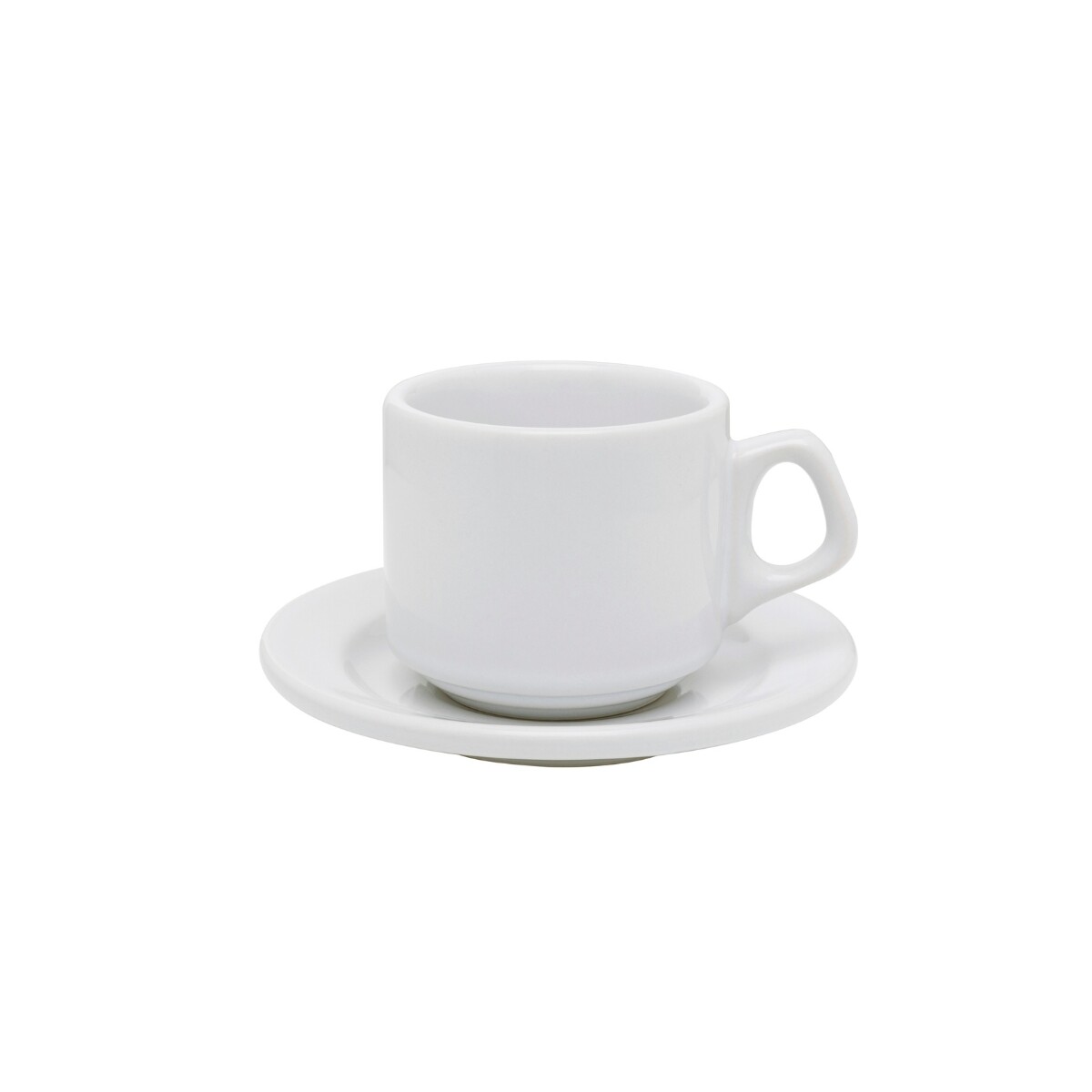 Taza te 180 cml. con plato Blanco Dec 5028 