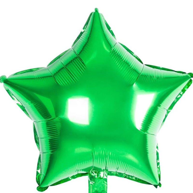 Globo Metalizado Estrella x1 Verde