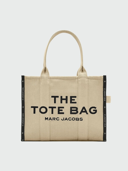 Marc Jacobs- Bolso tejido en jacquard , The Large Tote Beige