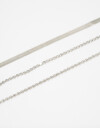 Pulseras Flexibles Sets Metal Set De Pulseras Metálicas - Plateado Rodio