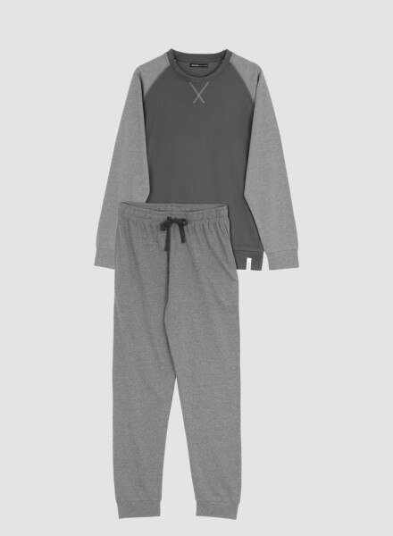 Pijama hombre athletic Gris melange