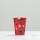 Vaso polipapel 8 oz ROJO STARS