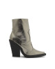 Bota Tejana Corta Color Plateado U