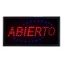 Pack X2 Cartel Led Abierto Super Comercios Kioskos Luminoso Variante DESCENTRADO