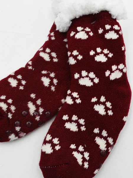 MEDIAS SHERPA HUELLITAS BORDEAUX