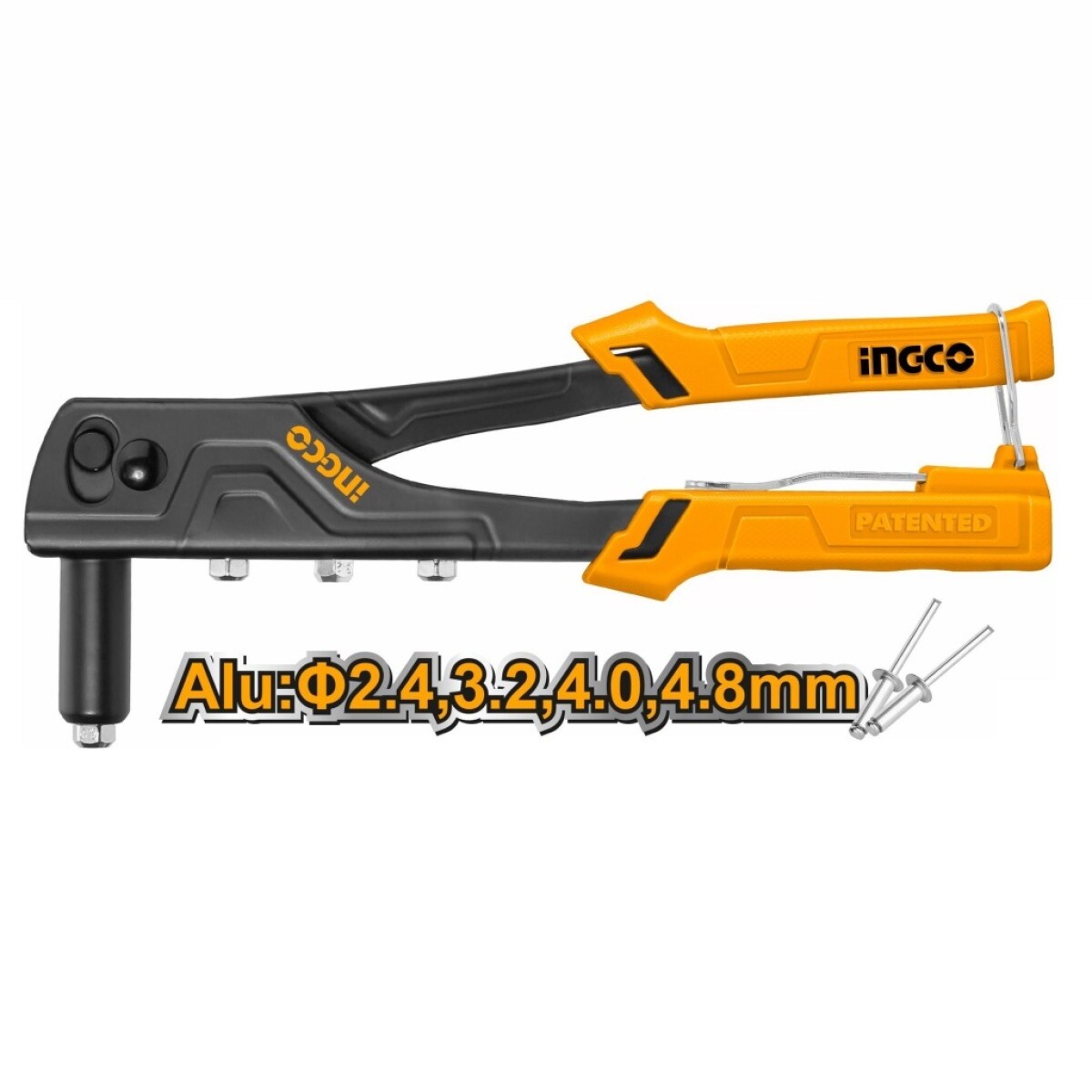 REMACHADORA POP 10.5 PULG HRS108 INGCO 2.4MM 3.2MM 4MM 4.8MM 