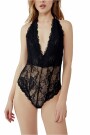 EVERYDAY LACE BODYSUIT Negro