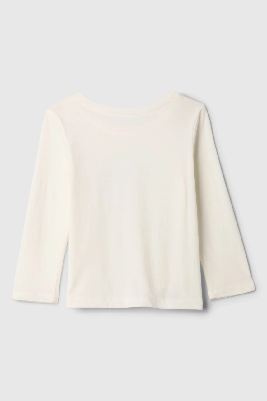 Remera Logo Gap Toddler Niña New Off White