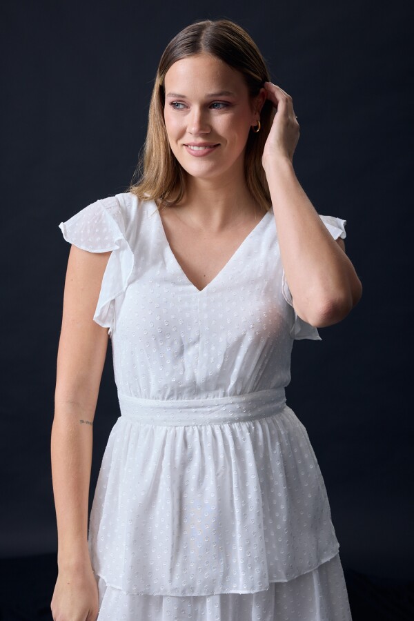 Vestido Capas CRUDO