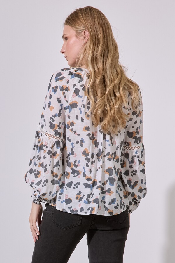 Blusa Flores BLANCO/MULTI