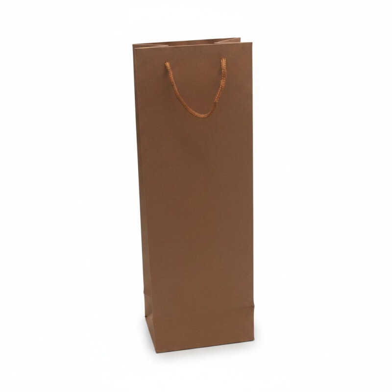 Bolsa de Papel Para Botella Lisas Kraft