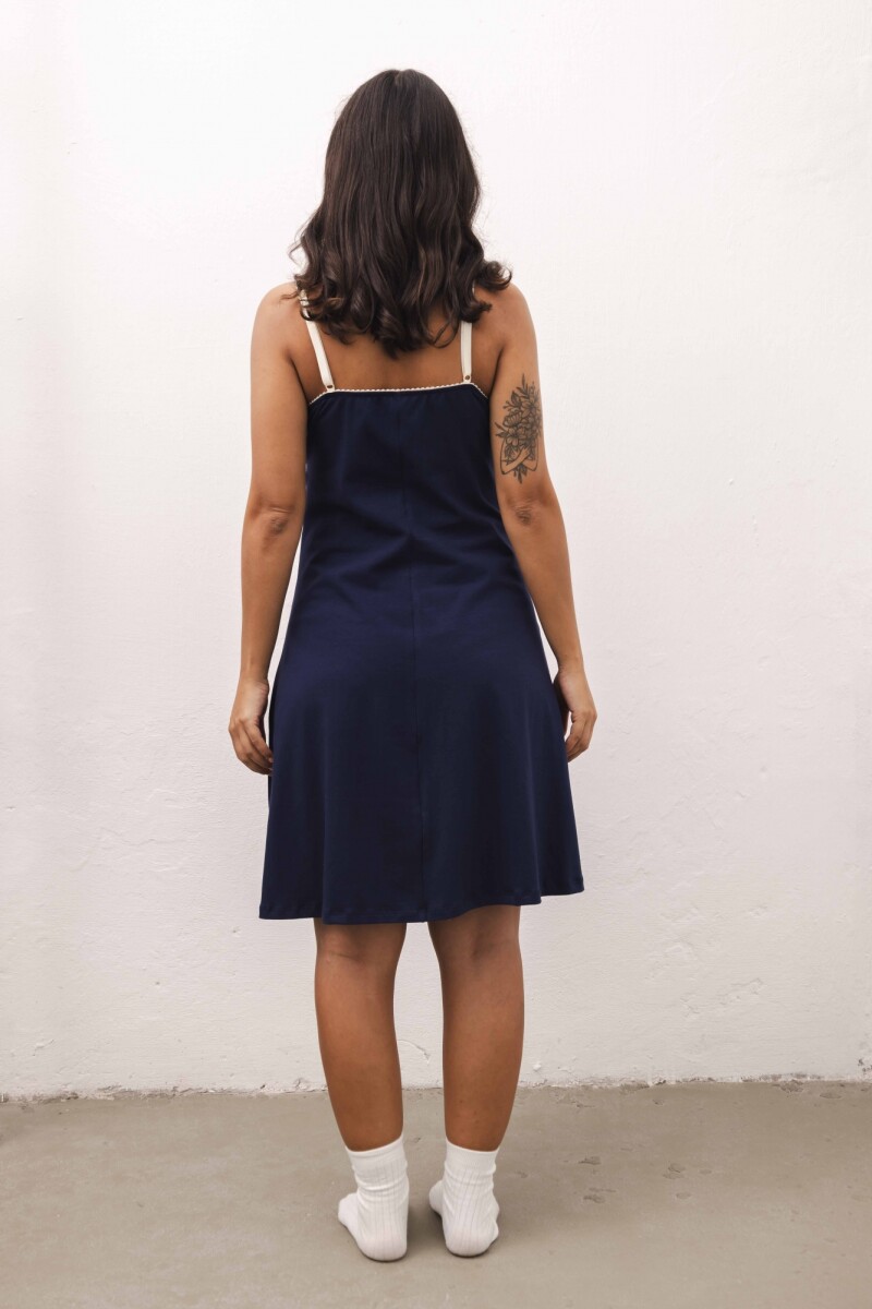 Camisón Maternal Rocío [CB7] Azul