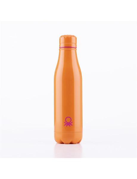 BOTELLA 500ML ACERO INOX BENETTON NARANJA BOTELLA 500ML ACERO INOX BENETTON NARANJA