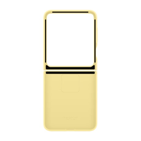 Funda Samsung Silicone Case con Anillo Original para Galaxy Z Flip6 EF-PF741 Yellow