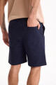 Bermuda De Gabardina Chroma Azul