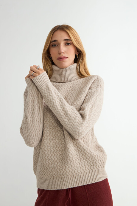 POLERA BETULA BEIGE