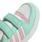 Championes de Niños Adidas Break Start Blanco - Menta