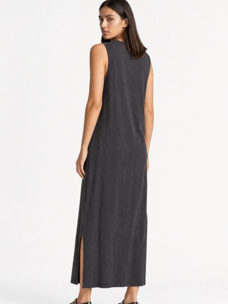 VESTIDO GYNEL GRIS OSCURO