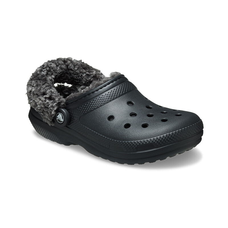 Classic Clog Fleece Lined Negro