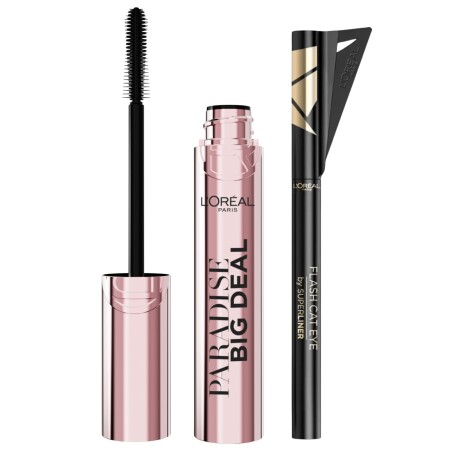 Pack Loreal Máscara Big Deal + Delineador Flash Cat Eye Pack Loreal Máscara Big Deal + Delineador Flash Cat Eye