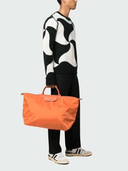 Bolso de viaje plegable con cierre, Le pliage green Naranja