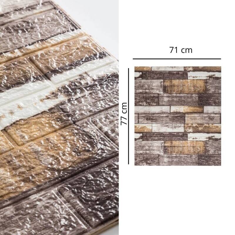 Set x40 Placa De Revestimiento simil piedra GRANITO RÚSTICO OXIDO